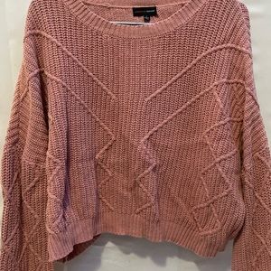 Size large in womens, and rose color.